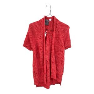 Anthropologie Guinevere Open Knit Boho Cardigan